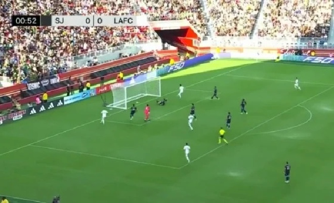 손흥민 52초 만에 득점하는 순간