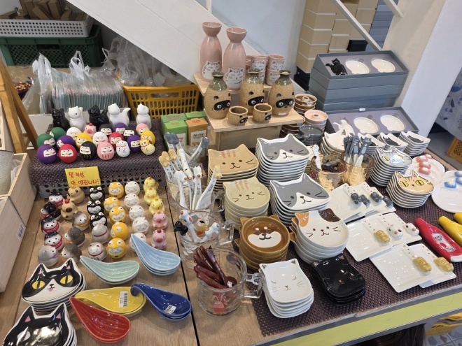 고양이 디자인 그릇 모음