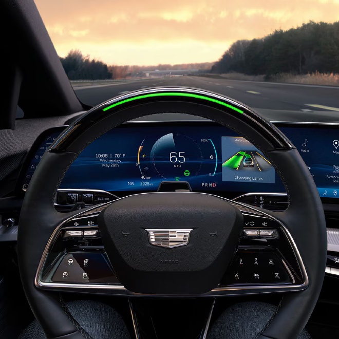 캐딜락 슈퍼크루즈 적용 인테리어