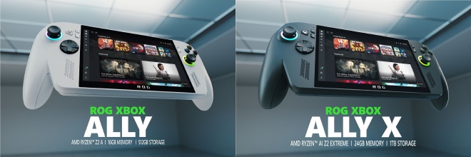 ROG Xbox Ally 두 모델 비교