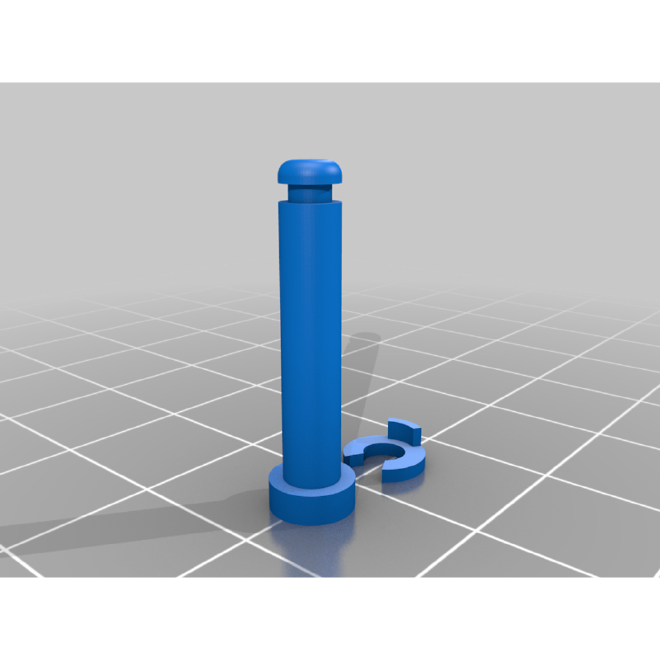 Thingiverse에 공개된 M4 16mm 핀과 C클립 3D 모델