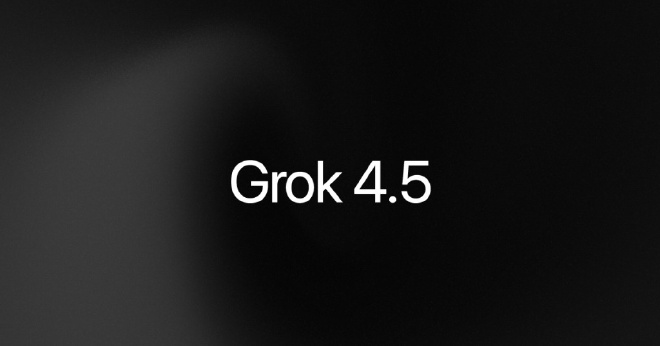 Grok 4.5 공식 발표 대표 이미지